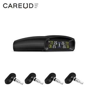 Hệ Thống Theo Dõi Lốp CAREUD Với 4 Cảm Biến Bên Trong, Hệ Thống Cảnh Báo Áp Suất Lốp Xe <span class=keywords><strong>TPMS</strong></span>, Sử Dụng Năng Lượng Mặt Trời - Product Image 3