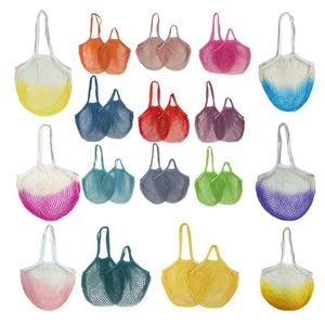 Bolsas de Compras Reutilizables de Malla de Algodón para Frutas y Verduras, Bolsas de Malla para el Mercado de Productos Agrícolas - Product Image 4