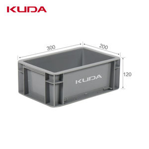 Caja de Logística de Plástico KUDA EU3211A-SLWLX, Cajas de Almacenamiento de Carga, Caja de Plástico Industrial Reforzada, 300x200x120mm - Product Image 2