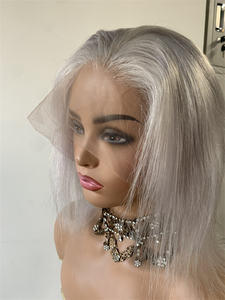 DX298 Perruque Full Lace Catalina Moins Chère Nœuds Décolorés Tresses Africaines Mèche Tressée Cheveux Brésiliens Vierges Naturels - Product Image 4