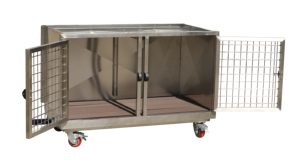 Aeolus hayvan paslanmaz çelik kulübesi evcil hayvan kafesi köpek drenaj kafes hızlı kuruyan kafes - Product Image 4