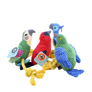 Factory Direct <strong>Wholesale</strong> Creative Plush <strong>Parrot</strong> Sound Squeaky Dog <strong>Toy</strong> Pet Animals Dog Chewy <strong>Toys</strong> Dog Accessories - Product Image 3