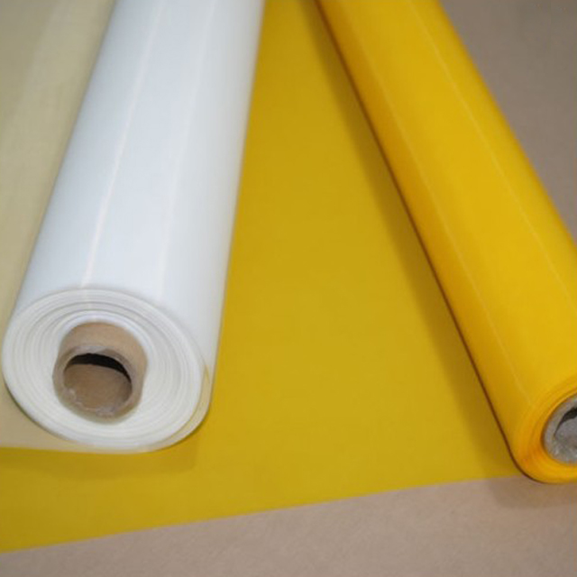 2025 Factory Direct Sale 77-100T Yellow 100% Polyester Screen Printing Mesh for Good Price 77T 80T 90T 100T