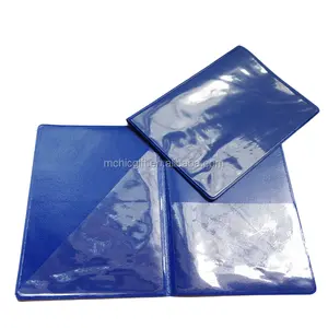 Custom Logo Folding Soft Plastic File Covers Vinyl Office File Holders Protective File Organizer Folders