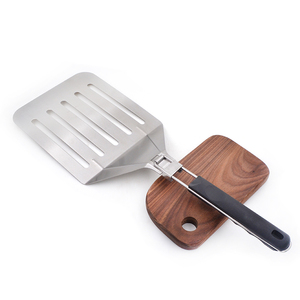 Stainless Steel Foldable Handle Pizza Paddle <strong>Baking</strong> Homemade Pizza <strong>Bread</strong> <strong>Spatula</strong>