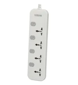 multiple power socket 3m extension wire multi outlet electrical extension socket 4 universal outlets