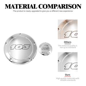 ชุด103มอเตอร์ไซค์ดาร์บี้ตั้งเวลาคลัตช์สีดำ/ โครเมี่ยมสำหรับ Harley Touring Road softail Dyna FAT Boy 1999-2017 - Product Image 5