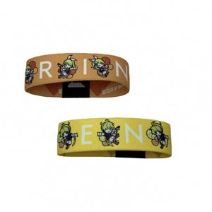 Bracelet de sport personnalisé en polyester avec anneau de maintien rétractable, logo pour entrée d'événement, sangle élastique pour poignet - Product Image 2