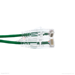 Câbles de raccordement OEM Ultra Slim UTP CAT6A Câble réseau non blindé 28AWG <span class=keywords><strong>10Gb</strong></span> PVC LSZH Ethernet Transparent Boot <span class=keywords><strong>RJ45</strong></span> Patch Cord 1m - Product Image 4