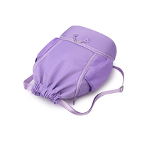 Sac à dos Oxford imperméable avec cordon de serrage, grande capacité, pour le sport et la randonnée, sac de basketball avec compartiment à chaussures, en stock