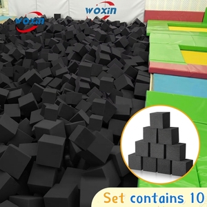 Bloques <span class=keywords><strong>de</strong></span> Espuma WOXIN para Fosas <span class=keywords><strong>de</strong></span> Salto, Bloques <span class=keywords><strong>de</strong></span> Acolchado para Trampolín, Gimnasia, Parkour, Pistas <span class=keywords><strong>de</strong></span> Trampolín, Arenas <span class=keywords><strong>de</strong></span> BMX, Color Gris Carbón - Product Image 5
