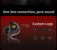 Penjualan Langsung Pabrik Monitor Headphone Suara Sempurna Earphone Berkabel Tipe C Headphone Berkabel Dengan Mikrofon untuk Musik