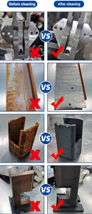 Nouvelle machine de nettoyage au laser pulsé de type sac à dos pour l'acier inoxydable, le bois, le métal, élimination rapide, efficace et facile de la rouille - Product Image 6