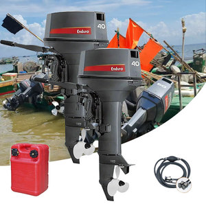 Moteur 2 temps 40 CV résistant à la corrosion pour bateau de pêche en haute mer avec option de démarrage - Product Image 3