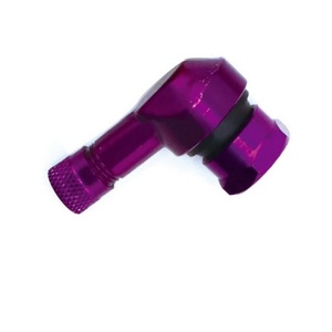 Coude de <span class=keywords><strong>Valve</strong></span> de pneu de roue de moto de machines de pièces de rechange de moto personnalisées de CNC avec 90 degrés - Product Image 3