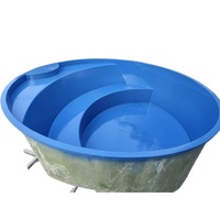 Structure modulaire en PRV de taille olympique pour piscine, soudage et découpe, haute résistance à la traction pour l'ingénierie de piscines commerciales intensives