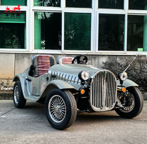 <span class=keywords><strong>Auto</strong></span> <span class=keywords><strong>d</strong></span>'<span class=keywords><strong>Epoca</strong></span> Mini Classica con 2 Sedili in Pelle, <span class=keywords><strong>Auto</strong></span> Elettrica dall'Aspetto Vintage - Product Image 4