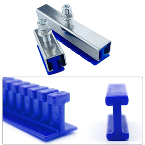 Outils professionnels universels pour la réparation <span class=keywords><strong>de</strong></span> carrosserie automobile : languettes <span class=keywords><strong>de</strong></span> colle en aluminium et plastique, patins bleus pour marteau à inertie et extracteur en T - Product Image 2