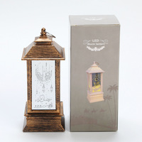 Décoration de fête musulmane de l'Islam Fournitures Eid Mubarak Led Night Light Ornement Ramadan Festival Home Bedroom Decoration