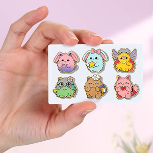 Set de Pins Esmaltados con Diseño Libre, Impresión de Anime a Todo Color, Temática de Psicología, Salud Mental y Farmacia - Product Image 2