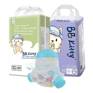Pañales Desechables para Bebé BB Kitty de Alta Absorción, Ecológicos, con <span class=keywords><strong>SAP</strong></span> Japonés de Buena Calidad para Recién Nacidos - Product Image 1