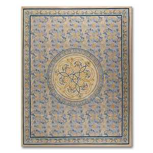 Tapis tufté en laine et viscose décorative artistique de qualité supérieure lavable antidérapant écologique pour le salon de l'hôtel à la maison - Product Image 1