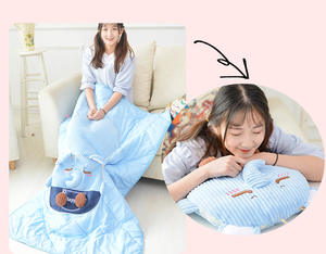 Niedliche 2 in 1 Plüsch Tier Kissen Decke ausgestopft Affe Elefant Schwein Bär 2 in 1 Tier weichen Kissen Kissen - Product Image 2