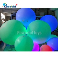 Zygote gonflable de partie d'événements a mené le ballon gonflable mené allumant les boules décoration la boule menée interactive