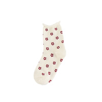 Chaussettes en coton décontractées mi-mollet avec ouverture en forme de cœur pour un port facile, absorbant la transpiration et respirantes.