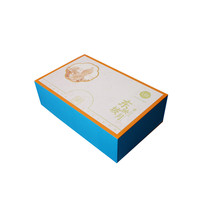 Boîte à dessert en forme de pyramide de gâteau de lune en carton de papier magnétique de luxe à 2 couches avec tiroirs Boîtes d'emballage de gâteau pour la nourriture