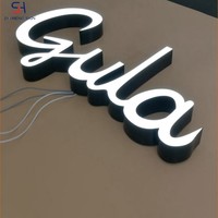 Новейшая модель персонализированных 3D-букв из акрила с LED-подсветкой и фронтальной подсветкой для логотипов и вывесок, для оформления супермаркетов и магазинов