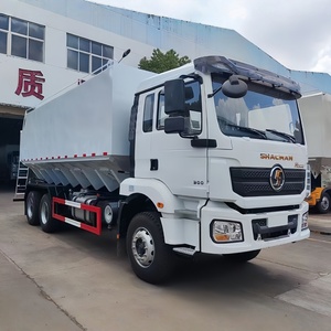 Camion de transport d'aliments en vrac Shacman 6X4 10 roues, 32m3, pour l'élevage de volailles, déchargement d'aliments en vrac - Product Image 6