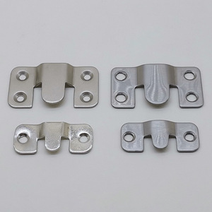 ตะขอแขวนกรอบรูปสแตนเลสทรงสี่เหลี่ยมแบบติดผนังสำหรับกระจก โซฟา เฟอร์นิเจอร์ ตัวเชื่อมต่อหลังประตูบนผนัง - Product Image 1