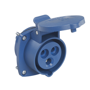 Prise de remplacement 2P+T 16A 250V étanche pour usage extérieur - Product Image 1