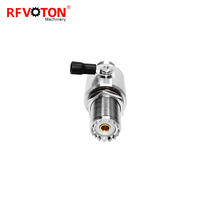 Parafoudre coaxial RF 0-3 GHz UHF femelle vers UHF femelle pour montage en panneau