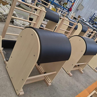 Baril d'échelle Pilates professionnel en bois d'érable blanc pour studio de yoga et de Pilates