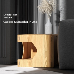 Cuccia per Gatti di Lusso Leggero, a Doppio Strato, Chiusa, in MDF, Adatta come Arredamento - Product Image 4