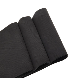 6 /8 Inch Màu Đen Phẳng Rộng Ban Nhạc Đàn Hồi Căng Nặng Độ Đàn Hồi Cao Eo Băng Đan Ban Nhạc Cuộn Cho May - Product Image 3