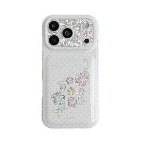 XP009 เคสโทรศัพท์มือถือลายดอกชบาจุดๆ เหมาะสำหรับ 18promax รุ่นใหม่ iPhone17 16Pro เคสกันกระแทกแบบปรับแต่งได้ - Product Image 6