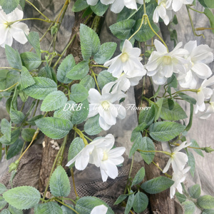 Flores artificiales plantas verde lvy hojas colgantes glicinia vid hogar boda jardín decoración DIY pared colgante Flor de seda - Product Image 4