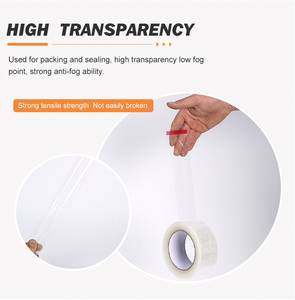 Tùy chỉnh nước kích hoạt Acrylic không thấm nước dính đóng gói băng cho carton niêm phong với Bopp phim và logo - Product Image 3