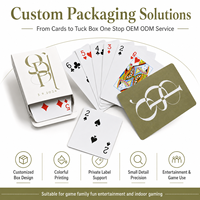 Impression de cartes à jouer classiques écologiques durables en papier recyclable de luxe 54 cartes à jouer avec logo personnalisé sur le devant et le dos