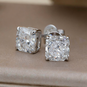 SGARIT - Pendientes <span class=keywords><strong>de</strong></span> <span class=keywords><strong>Aro</strong></span> con Diamantes Cultivados en Laboratorio, Corte Princesa, Certificado IGI, 0.5 ct, 0.7 ct, 1 ct, 2 Quilates, <span class=keywords><strong>Oro</strong></span> <span class=keywords><strong>de</strong></span> 18 Quilates, Venta al por Mayor - Product Image 2