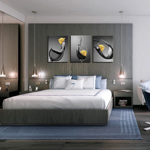 JIEKAI <span class=keywords><strong>cucina</strong></span> parete arte decorazione del vino decorazioni da parete barca a vela immagini decorazione della parete - Product Image 3