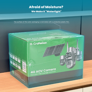 Câmera de Segurança <span class=keywords><strong>Solar</strong></span> G4-P13GFD-M2R HiEasy 8MP 4G com 4 Lentes Multifunções, Visão Noturna em Cores e Movimento 360 Graus - Product Image 6