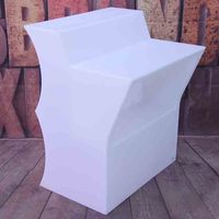 Comptoir de bar LED portable, mobilier lumineux LED pour fêtes en plein air et discothèques, tables et chaises, produits rotomoulés