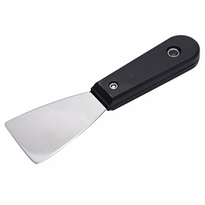 Stainless Steel <b>Putty</b> Knife 2 In Straight Blade <b>Plastic</b> Handle Mirror Finish DIY Tool - Product Image 1