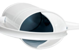 Lata de agua 10L Regadera de metal Suministros galvanizados Herramientas para plantas de jardinería de interior al aire libre Oval con mango y pico - Product Image 5