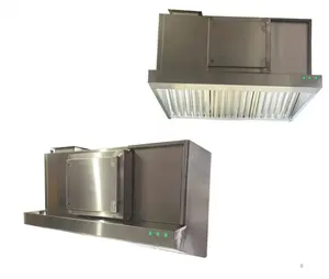 Wall Mounted 95% Filter Rate Cooking Electrostatic Air Purifier Commercial Kitchen Exhaust Hood