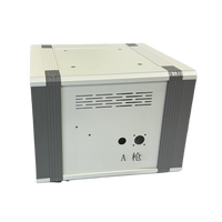 Boîtier électronique en aluminium sur mesure OEM ODM usiné CNC avec ouvertures découpées au laser pour boîtier de commande PCB
